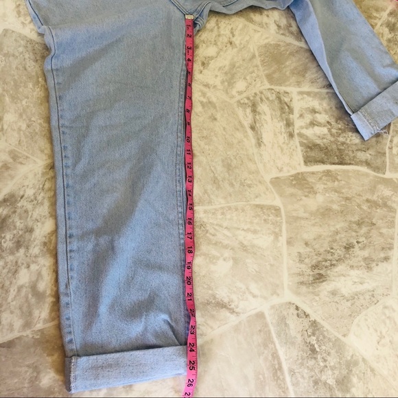 VINTAGE RIDDERS light wash cotton high waisted unisex mom jeans size 31 X 30 - Picture 8 of 8